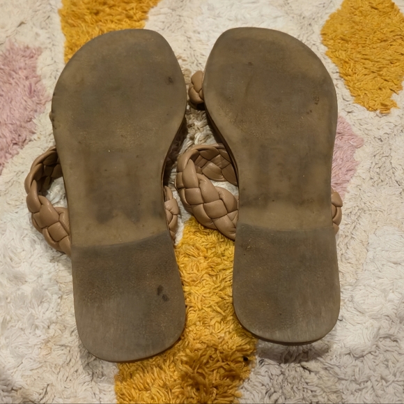 DV Dolce Vita Jocee Double Band Strap Braided Sandal 8 Lightweight Travel Beach - Picture 10 of 15